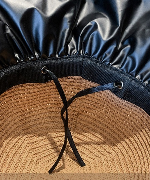 Miniministore（ミニミニストア）の「サンバイザー バケットハットバックリボン（ハット・レディース・ライトブラウン/ピンク/イエロー/ブラック/アイボリー・FREE）」の15枚目の写真