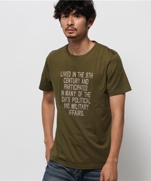 ikka | GIZAフレンチロゴクルーネックT(Tシャツ/カットソー)