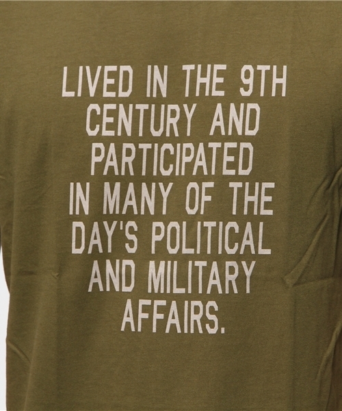 ikka（イッカ）の「GIZAフレンチロゴクルーネックT（Tシャツ/カットソー・メンズ・ネイビー/オフホワイト/オリーブ/マスタード・LARGE/MEDIUM/X-LARGE/SMALL）」の15枚目の写真