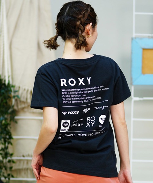 ROXY（ロキシー）の「ROXY/ロキシー 半袖Tシャツ バックプリント ブランドロゴ RST242625T（Tシャツ/カットソー）」 WEAR