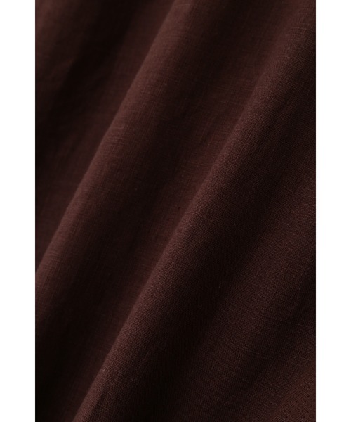 MARGARET HOWELL(マーガレットハウエル)の「LINEN VOILE(シャツ/ブラウス・レディース・ダークブラウン/ホワイト/オリーブ・3/2/1)」の10枚目の写真