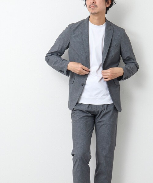 NOLLEY’S（ノーリーズ）の「《セットアップ対応/ビジカジ対応》接触冷感 360度ストレッチ ジャケット（テーラードジャケット・メンズ・チャコールグレー/ベージュ/インディゴブルー・XL/L/M/S）」の21枚目の写真