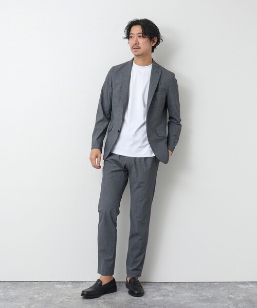 NOLLEY’S（ノーリーズ）の「《セットアップ対応/ビジカジ対応》接触冷感 360度ストレッチ ジャケット（テーラードジャケット・メンズ・チャコールグレー/ベージュ/インディゴブルー・XL/L/M/S）」の20枚目の写真