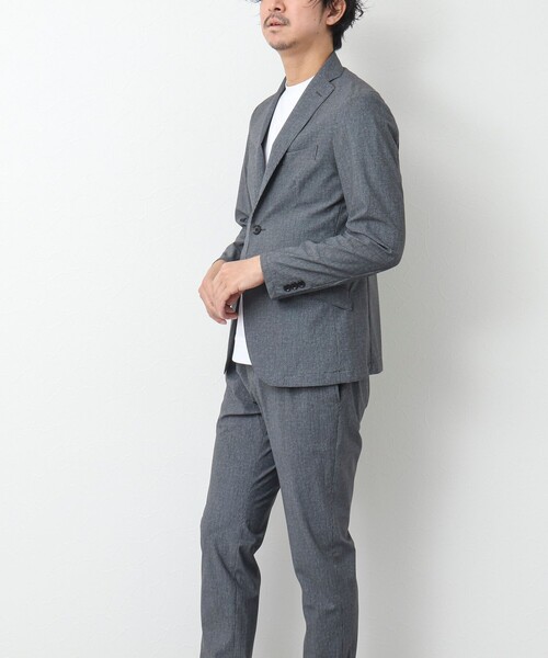 NOLLEY’S（ノーリーズ）の「《セットアップ対応/ビジカジ対応》接触冷感 360度ストレッチ ジャケット（テーラードジャケット・メンズ・チャコールグレー/ベージュ/インディゴブルー・XL/L/M/S）」の18枚目の写真