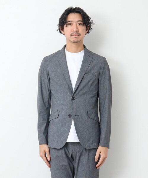 NOLLEY’S（ノーリーズ）の「《セットアップ対応/ビジカジ対応》接触冷感 360度ストレッチ ジャケット（テーラードジャケット・メンズ・チャコールグレー/ベージュ/インディゴブルー・XL/L/M/S）」の15枚目の写真