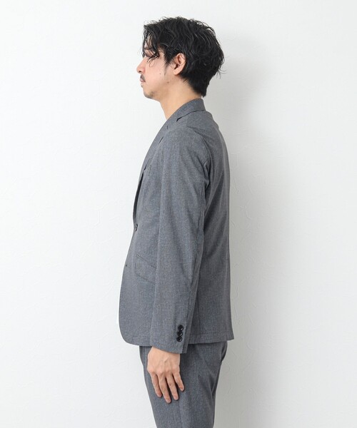 NOLLEY’S（ノーリーズ）の「《セットアップ対応/ビジカジ対応》接触冷感 360度ストレッチ ジャケット（テーラードジャケット・メンズ・チャコールグレー/ベージュ/インディゴブルー・XL/L/M/S）」の14枚目の写真