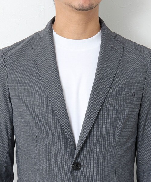 NOLLEY’S（ノーリーズ）の「《セットアップ対応/ビジカジ対応》接触冷感 360度ストレッチ ジャケット（テーラードジャケット・メンズ・チャコールグレー/ベージュ/インディゴブルー・XL/L/M/S）」の12枚目の写真