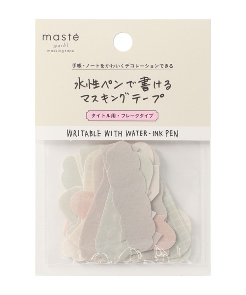 MARK'S（マークス）の「「マステ」手帳デコ マークス 水性ペンで書けるマスキングテープ・フレークタイプ・タイトル用（ステッカー/テープ・レディース・B/A/C/D・FREE）」の4枚目の写真