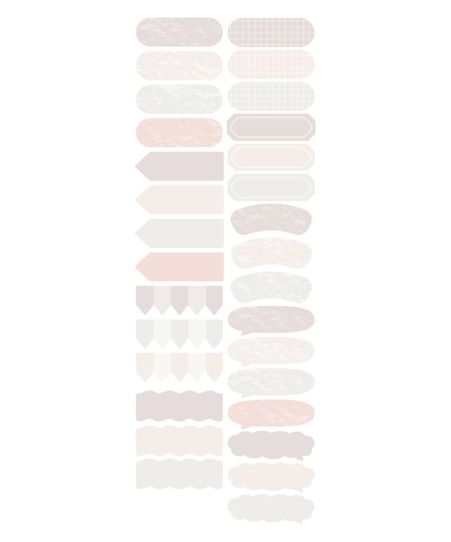 MARK'S（マークス）の「「マステ」手帳デコ マークス 水性ペンで書けるマスキングテープ・フレークタイプ・タイトル用（ステッカー/テープ・レディース・B/A/C/D・FREE）」の8枚目の写真