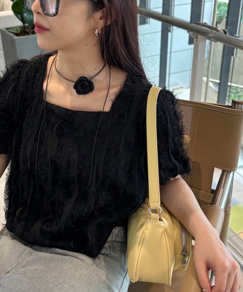 Birthday room（バースデイルーム）の「バラモチーフチョーカー（ネックレス・レディース・ブラック・FREE）」の9枚目の写真