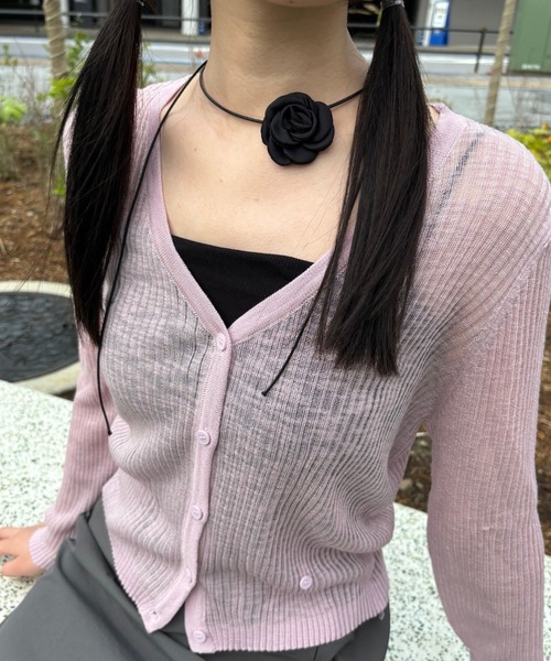 Birthday room（バースデイルーム）の「バラモチーフチョーカー（ネックレス・レディース・ブラック・FREE）」の12枚目の写真