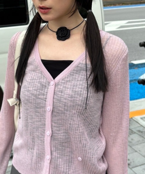 Birthday room（バースデイルーム）の「バラモチーフチョーカー（ネックレス・レディース・ブラック・FREE）」の13枚目の写真