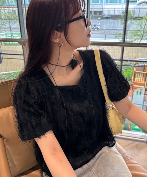 Birthday room（バースデイルーム）の「バラモチーフチョーカー（ネックレス・レディース・ブラック・FREE）」の5枚目の写真