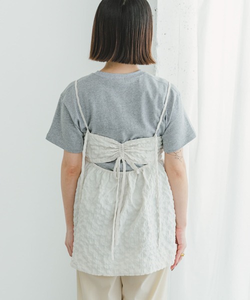 ITEMS URBANRESEARCH（アイテムズ アーバンリサーチ）の「サッカーチェックキャミソール（キャミソール・レディース・ブラック/ホワイト系その他・FREE）」の16枚目の写真