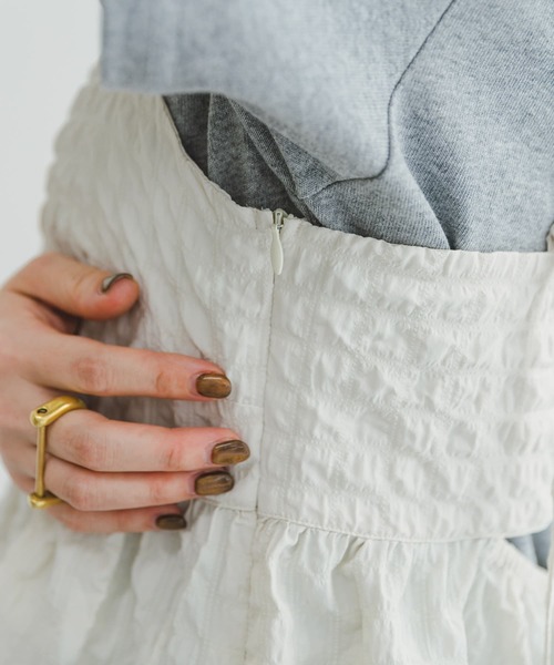 ITEMS URBANRESEARCH（アイテムズ アーバンリサーチ）の「サッカーチェックキャミソール（キャミソール・レディース・ブラック/ホワイト系その他・FREE）」の20枚目の写真