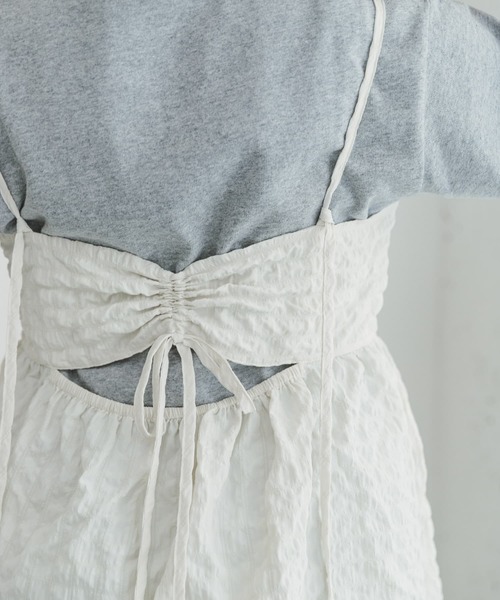 ITEMS URBANRESEARCH（アイテムズ アーバンリサーチ）の「サッカーチェックキャミソール（キャミソール・レディース・ブラック/ホワイト系その他・FREE）」の21枚目の写真