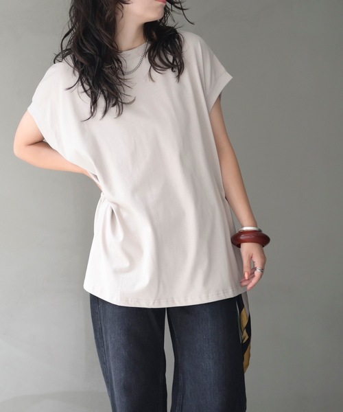 セール】【コットン100％】オーバーサイズフレンチTシャツ（T