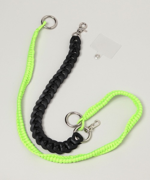 RAGEBLUE（レイジブルー）の「マルチWAY/パラコードコンビショルダーストラップ/スマホショルダー（キーホルダー・メンズ・ブラック/オレンジ系その他/グリーン系その他・FREE）」の19枚目の写真