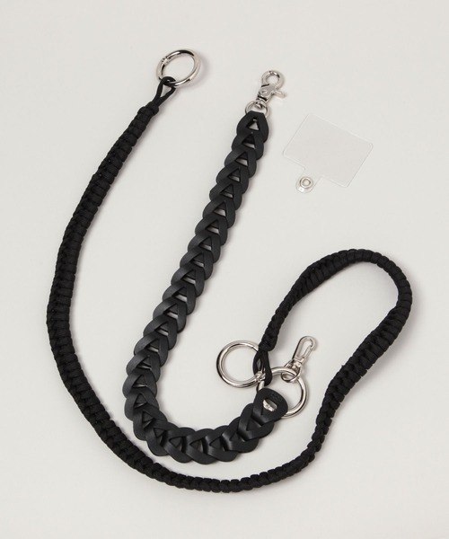 RAGEBLUE（レイジブルー）の「マルチWAY/パラコードコンビショルダーストラップ/スマホショルダー（キーホルダー・メンズ・ブラック/オレンジ系その他/グリーン系その他・FREE）」の17枚目の写真