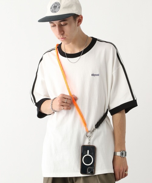 RAGEBLUE（レイジブルー）の「マルチWAY/パラコードコンビショルダーストラップ/スマホショルダー（キーホルダー・メンズ・ブラック/オレンジ系その他/グリーン系その他・FREE）」の13枚目の写真