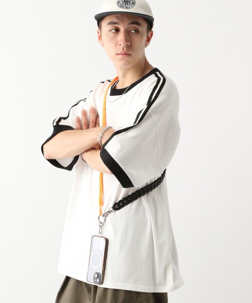 RAGEBLUE（レイジブルー）の「マルチWAY/パラコードコンビショルダーストラップ/スマホショルダー（キーホルダー・メンズ・ブラック/オレンジ系その他/グリーン系その他・FREE）」の14枚目の写真