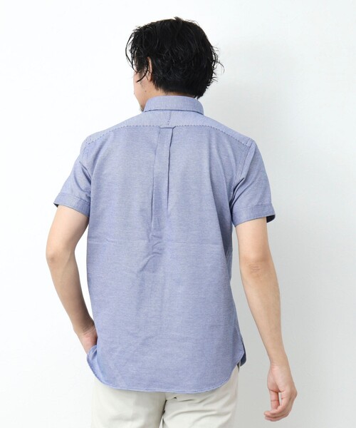 NOLLEY’S(ノーリーズ)の「《ビジカジ対応》パラシュートボタン 半袖シャツ(シャツ/ブラウス・メンズ・ネイビー/ブルー系その他/ホワイト/インディゴブルー・S/XL/L/M)」の16枚目の写真