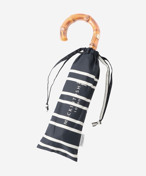 【超美品】マッキントッシュ　ロンドン　ボーダーUV傘 セール】ボーダーUVミニ傘（折りたたみ傘）｜MACKINTOSH LONDON