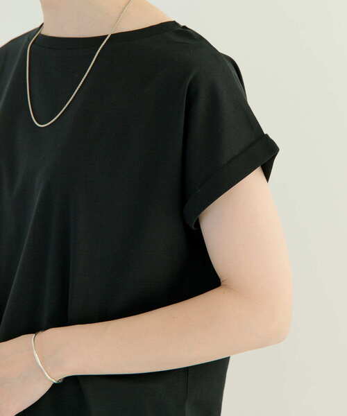 URBAN RESEARCH(アーバンリサーチ)の「スーピマコットンTシャツ(Tシャツ/カットソー・レディース・グレー系その他/ブラック/カーキ/ホワイト・FREE)」の20枚目の写真