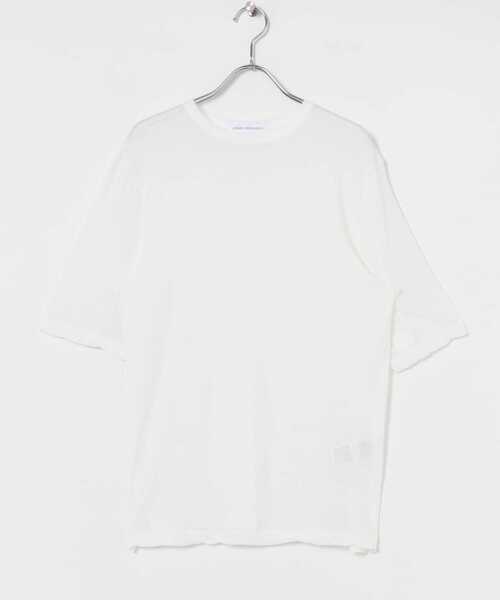 URBAN RESEARCH（アーバンリサーチ）の「『MADE IN JAPAN』ドライツイストシアーTシャツ（Tシャツ/カットソー・レディース・グレー系その他/ホワイト/ブラック・FREE）」の11枚目の写真