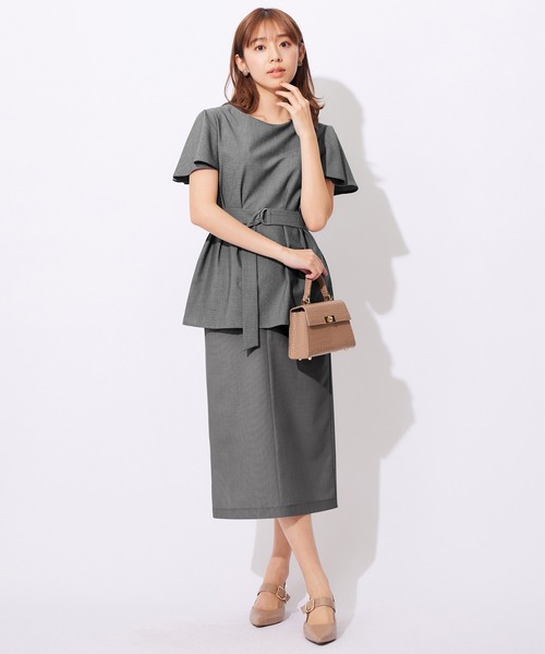 alotta(アロッタ)の「麻調セミタイトスカート(スカート・レディース・ベージュ/グレー/ライトブルー・X-LARGE/LARGE/MEDIUM)」の5枚目の写真