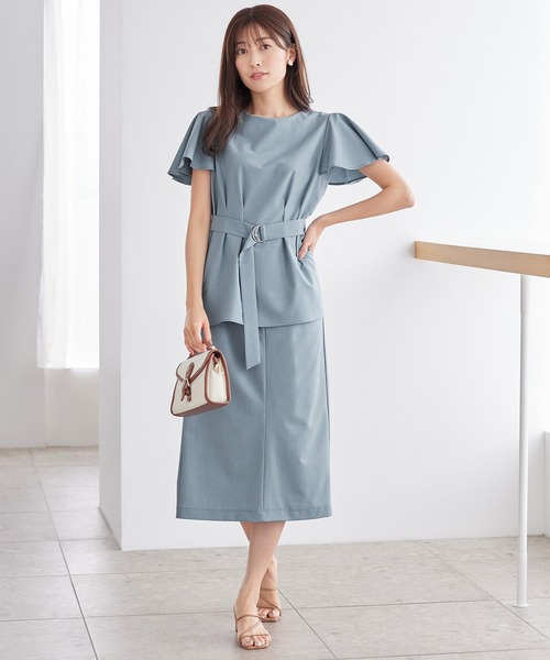 alotta(アロッタ)の「麻調セミタイトスカート(スカート・レディース・ベージュ/グレー/ライトブルー・X-LARGE/LARGE/MEDIUM)」の9枚目の写真
