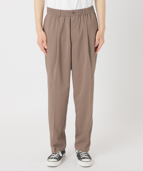 JOURNAL STANDARD relume（ジャーナルスタンダード　レリューム）の「"イージーケア" TECH-LINEN イージースラックス（スラックス・メンズ・ブラック/ブラウン系その他/ブラックミックス/ベージュ・SMALL/MEDIUM/LARGE）」の15枚目の写真