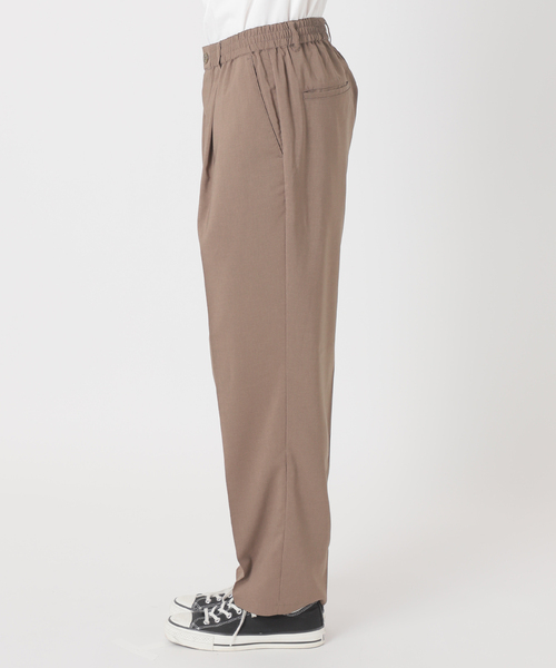 JOURNAL STANDARD relume（ジャーナルスタンダード　レリューム）の「"イージーケア" TECH-LINEN イージースラックス（スラックス・メンズ・ブラック/ブラウン系その他/ブラックミックス/ベージュ・SMALL/MEDIUM/LARGE）」の14枚目の写真