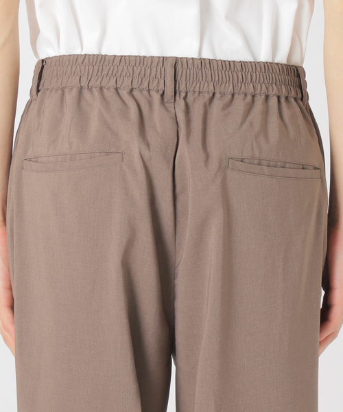 JOURNAL STANDARD relume（ジャーナルスタンダード　レリューム）の「"イージーケア" TECH-LINEN イージースラックス（スラックス・メンズ・ブラック/ブラウン系その他/ブラックミックス/ベージュ・SMALL/MEDIUM/LARGE）」の12枚目の写真