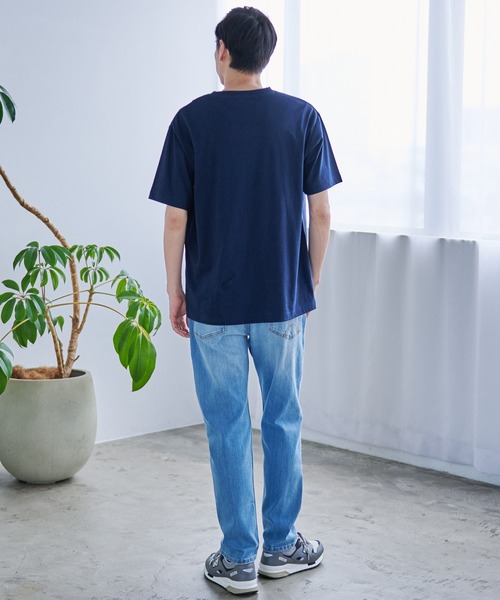 Arnold Palmer（アーノルドパーマー）の「パーマーチェック シェア ドッキング Ｔシャツ（Tシャツ/カットソー・レディース・ホワイト/ベージュ/ネイビー・XS/S/M/L/LL）」の10枚目の写真