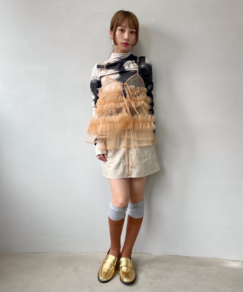 SANSeLF（サンセルフ）の「Seマルチウェイチュールビスチェ【SANSeLF】sanwt24s001（ベスト・レディース・ブラック/ベージュ・FREE）」の18枚目の写真