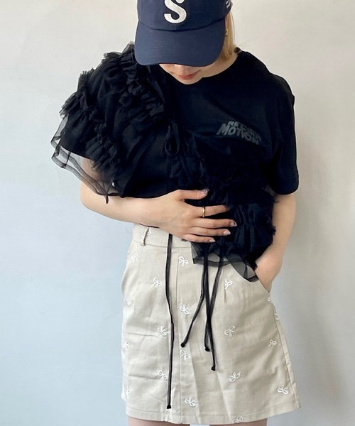 SANSeLF（サンセルフ）の「Seマルチウェイチュールビスチェ【SANSeLF】sanwt24s001（ベスト・レディース・ブラック/ベージュ・FREE）」の11枚目の写真