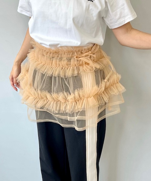 SANSeLF（サンセルフ）の「Seマルチウェイチュールビスチェ【SANSeLF】sanwt24s001（ベスト・レディース・ブラック/ベージュ・FREE）」の7枚目の写真