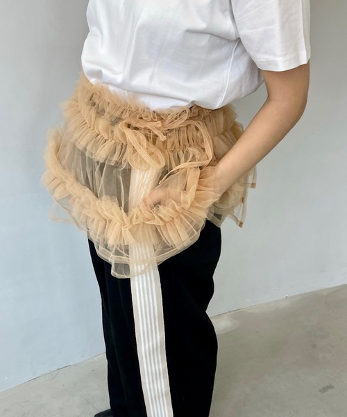 SANSeLF（サンセルフ）の「Seマルチウェイチュールビスチェ【SANSeLF】sanwt24s001（ベスト・レディース・ブラック/ベージュ・FREE）」の8枚目の写真