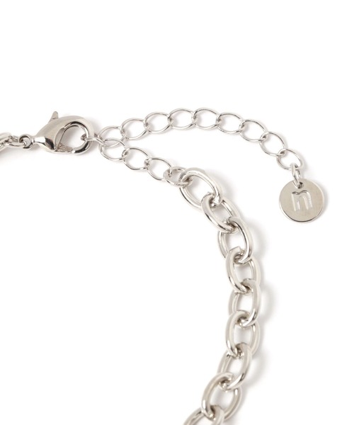 niko and...（ニコアンド）の「メタルモチーフ付きブレスレット（ブレスレット・レディース・イエロー/グレー・0）」の3枚目の写真