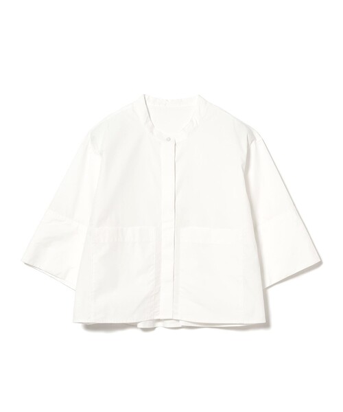 B:MING by BEAMS（ビーミングバイビームス）の「ダブルポケット シャツ（シャツ/ブラウス・レディース・オフホワイト/サックスブルー/ネイビー・SMALL/MEDIUM）」の17枚目の写真