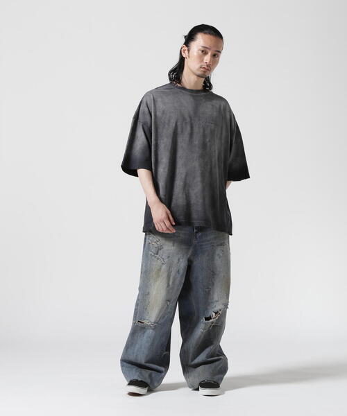 DANKE SCHON(ダンケシェーン)の「DankeSchon/ダンケシェーン/PIGMENT SPRAYING CIRCLE ST(Tシャツ/カットソー・レディース・ブラック/グレー・M/L)」の11枚目の写真