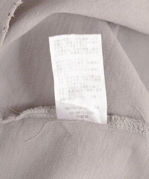 DANKE SCHON(ダンケシェーン)の「DankeSchon/ダンケシェーン/PIGMENT SPRAYING CIRCLE ST(Tシャツ/カットソー・レディース・ブラック/グレー・M/L)」の19枚目の写真