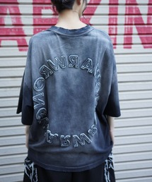 DANKE SCHON | DankeSchon/ダンケシェーン/PIGMENT SPRAYING CIRCLE ST(Tシャツ/カットソー)
