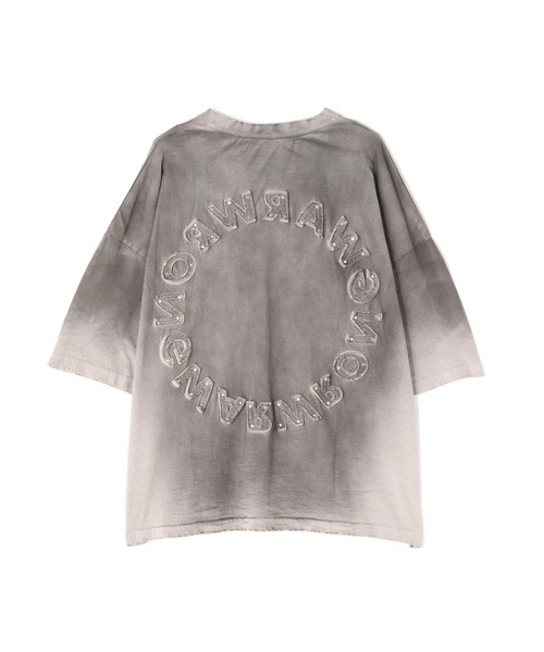 DankeSchon PIGMENT SPRAY S/S TEE PATCH Tシャツ ブラック DANKE SCHON tシャツ DankeSchon/ダンケシェーン/PIGMENTSPRAY