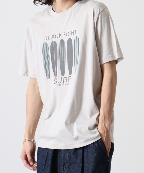 FUNALIVE(ファンアライブ)の「サーフプリント半袖Tシャツ(Tシャツ/カットソー・メンズ・サックスブルー系/ベージュ系/サックスブルー/ネイビー系/ブルー/グレー/ピンク/ピンク系・M/LL/L)」の13枚目の写真