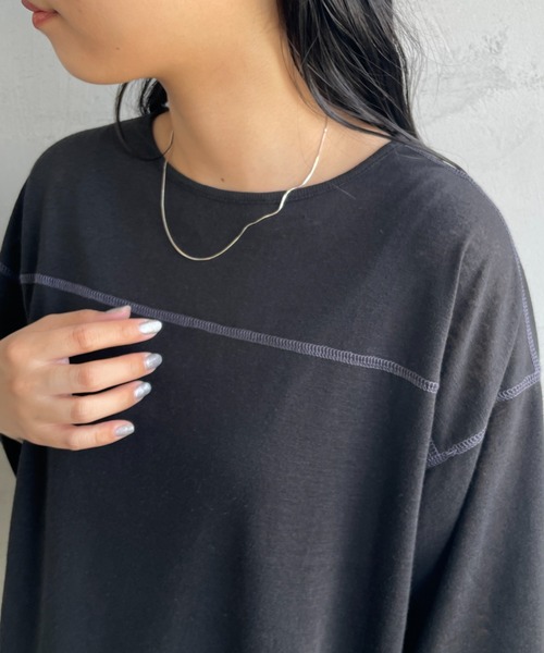 Aura（アウラ）の「[aura/オーラ] SNAKE CHAIN  シルバーネックレス（ネックレス・レディース・シルバー・F）」の14枚目の写真