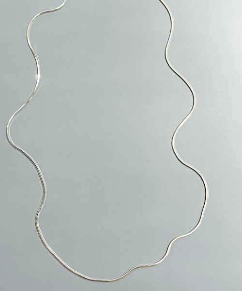 Aura（アウラ）の「[aura/オーラ] SNAKE CHAIN  シルバーネックレス（ネックレス・レディース・シルバー・F）」の11枚目の写真