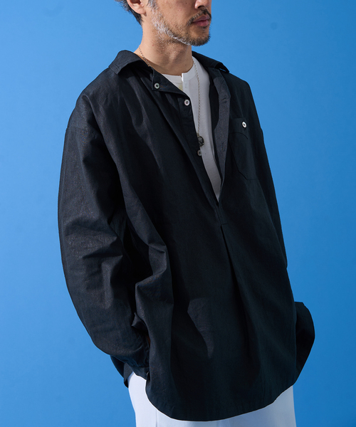 EDIFICE（エディフィス）の「BUREAU (ビューロー) FRENCH SMOCK SHIRTS