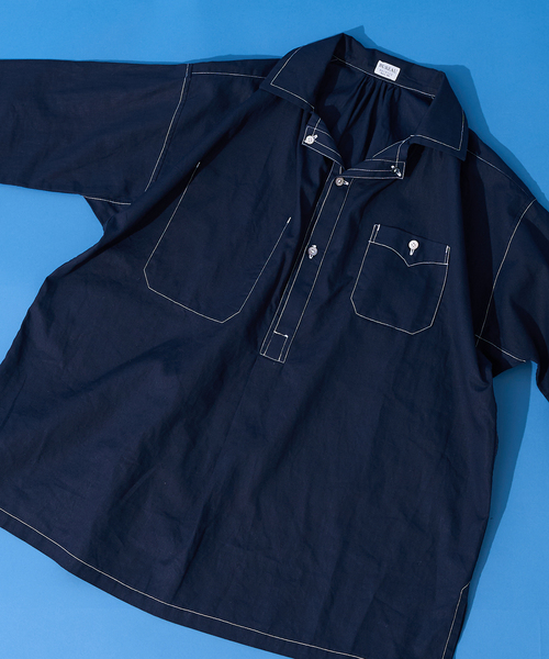 EDIFICE（エディフィス）の「BUREAU (ビューロー) FRENCH SMOCK SHIRTS